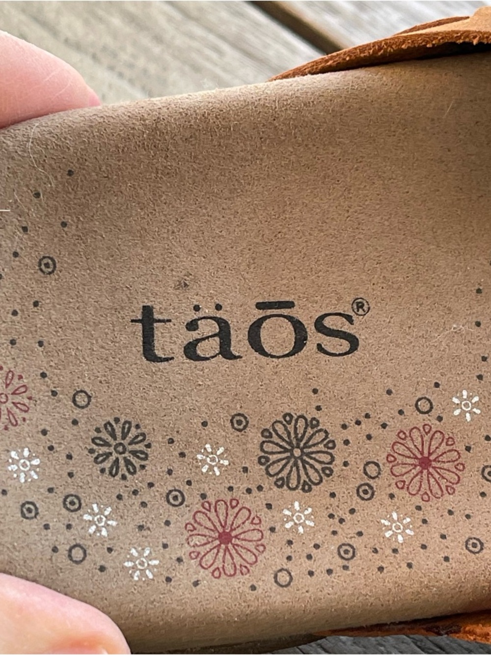 Taos Footwear Women's Guru Woven Honey Leather Slide Sandals Size 9 - Picture 4 of 8